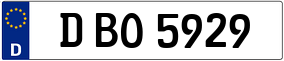 Truck License Plate